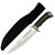 Premium 12.25" Fixed Blade Hunting Knife – Drop Point Stainless Steel Blade with Green Hardwood Handle & Sheath