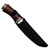 Premium 12.25" Fixed Blade Hunting Knife – Stainless Steel Drop Point with Wooden Handle & Sheath