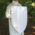 Medieval Heater Shield Classic European | White Color | Steel Construction