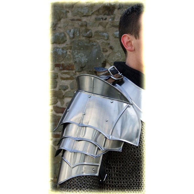 Steel Warrior Pauldron Medieval Shoulder Armor Set
