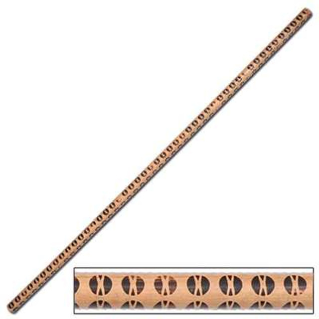 Hardwood Staff Martial Arts – 47 Inch Burn Engraved Bo Staff
