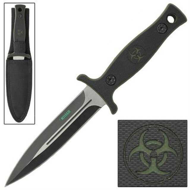 Danger Onslaught Killer Full Tang Boot Knife
