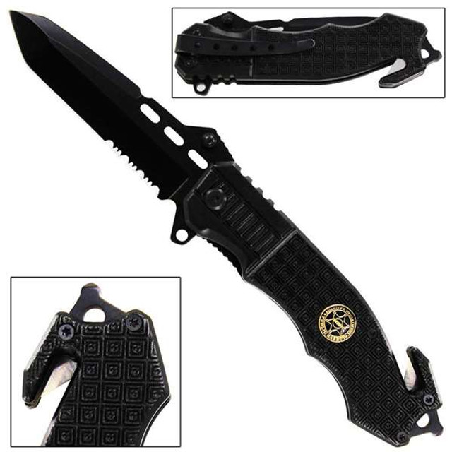Take Down Spring Assist Sheriff Emergency Knife