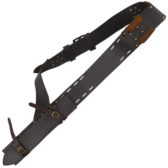Cheshire Knight’s Leather Baldric – Adjustable Sword Harness