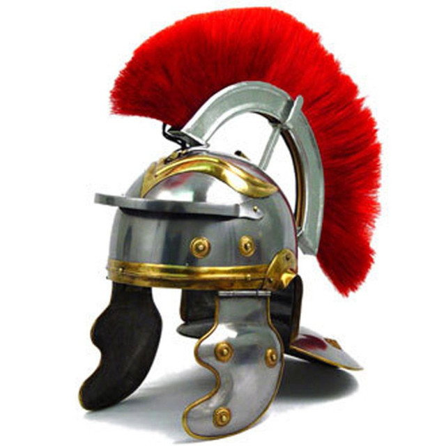 Roman Empire Centurion Officer Helmet - Battle Ready | Authentic Historical Combat Gear