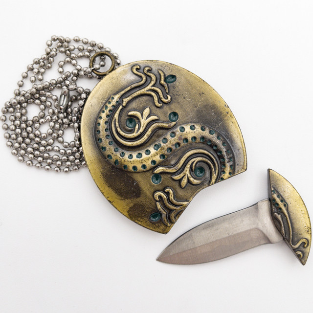 Stealth Surprise Necklace Neck Knife