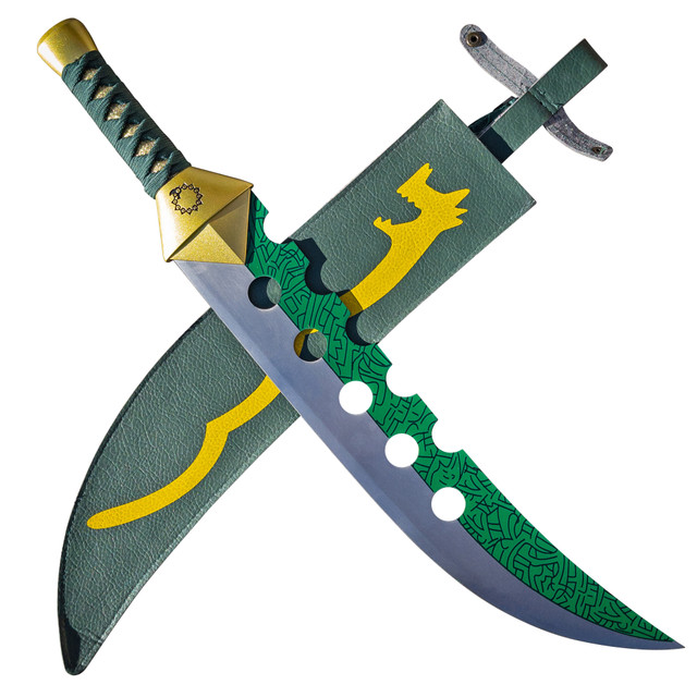 Wrath of Dragon Lostvayne – Seven Deadly Sins Cosplay Demon Short Sword