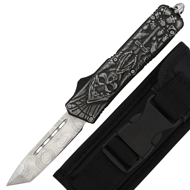 Ritual Sacrifice Tanto Blade OTF Knife – Reaper Design