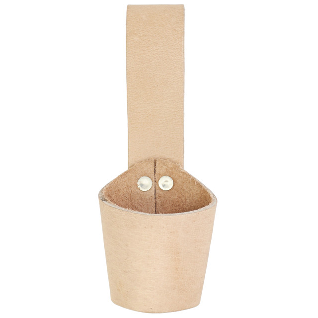 Easy Accent Genuine Leather Weapon Axe Dagger Belt Hanger Holder Holster Frog Renaissance Fair Functional Medieval Accessory- Natural Tan