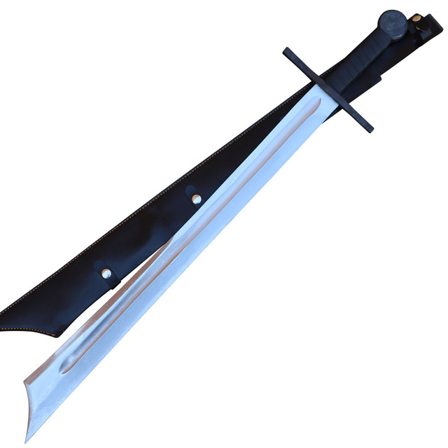 The Last Crusade Battle Ready Sword Wholesale- EN45 High Carbon Steel Hand Forged Training Sword w/ Leather Sheath