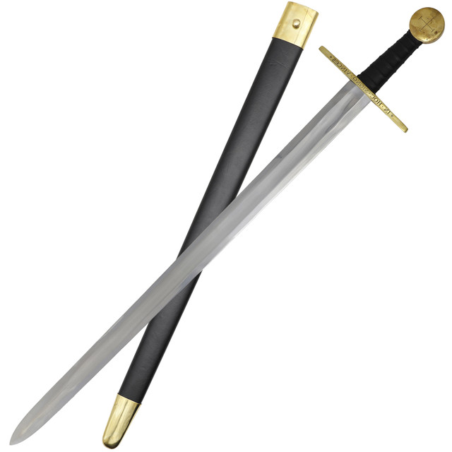 Templar Albion Arn CrusaderSword with Full Tang and Tempered EN45 Steel Blade