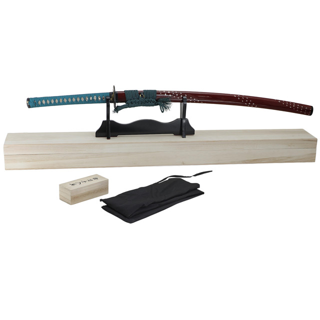 Obsidian Crest Katana – 1095 High Carbon Steel Hand-Forged Samurai