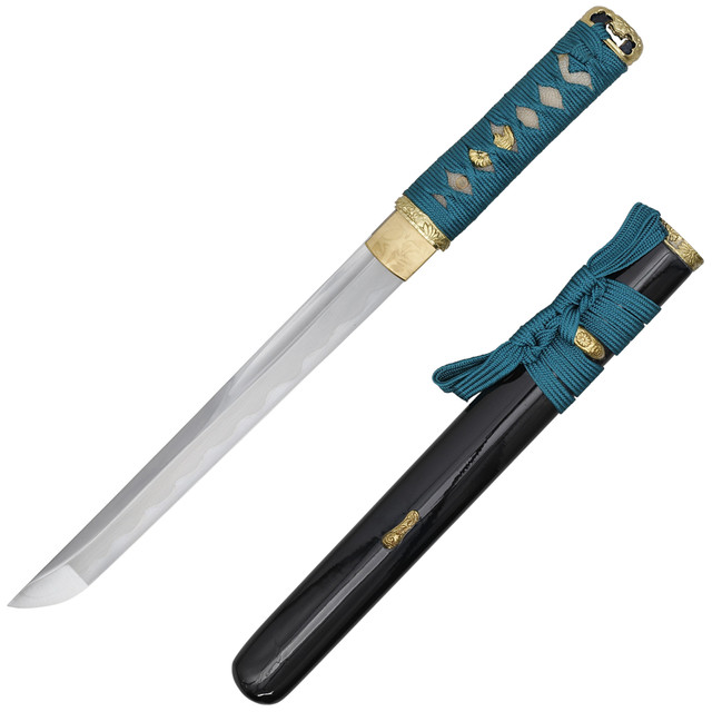 18" Hand-Forged Tanto  Premium – 1060 Steel Blade with Ray Skin Handle