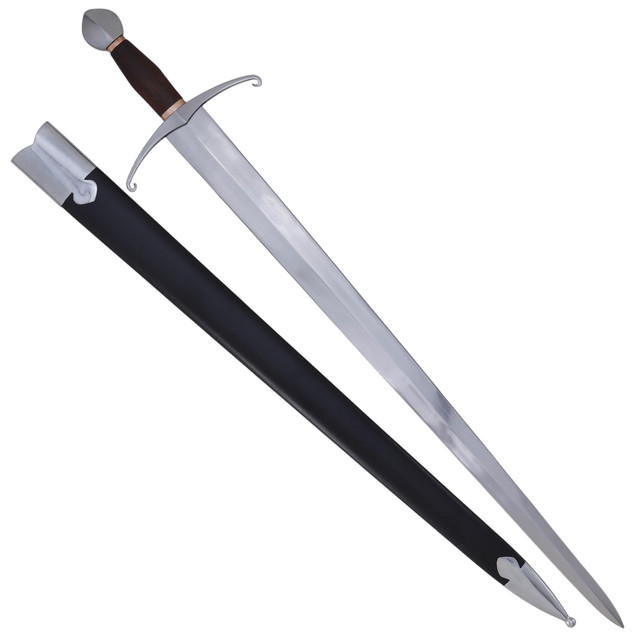Battle Ready Medieval Double Edge Sword – EN45 Steel Blade