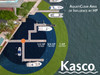 Kasco Marine AquatiClear Area of influence infographic