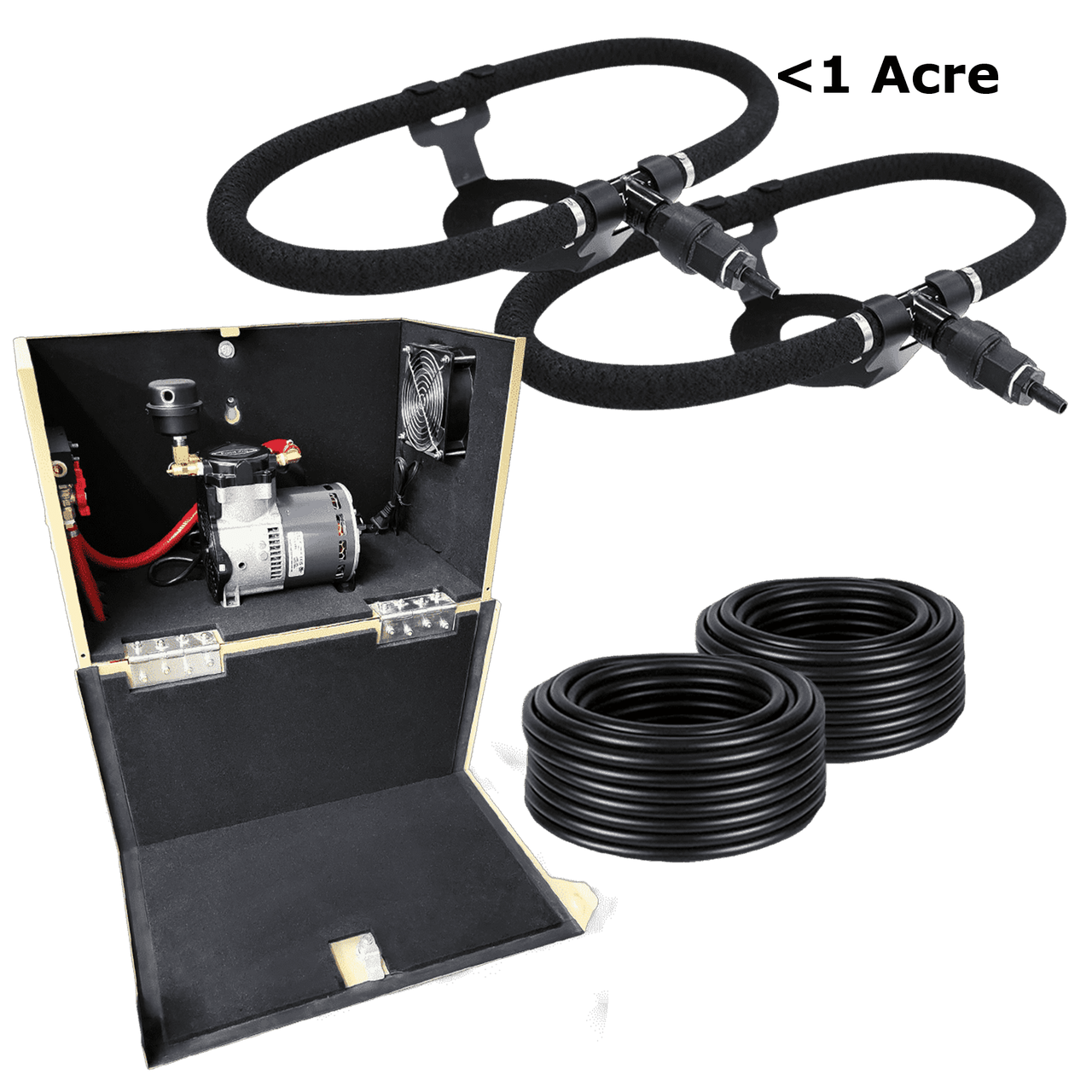 Can-air Eco efficient aeration system with cabinet