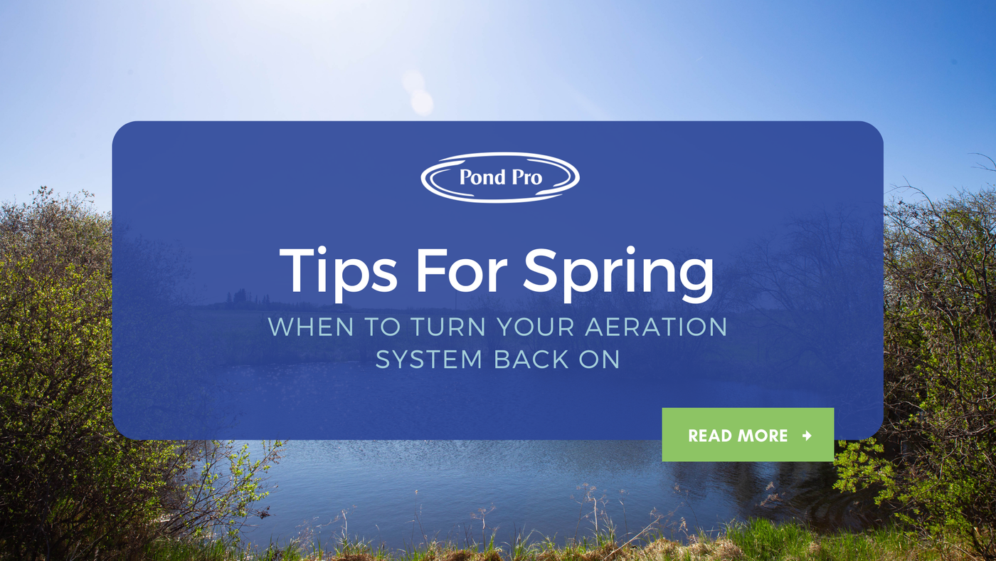 Tips for Spring: When to Turn Your Aeration System Back On