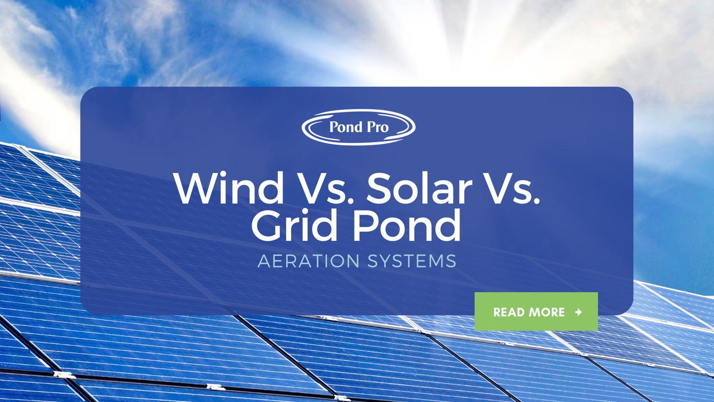 Wind vs Solar vs Grid Pond Aeration Systems