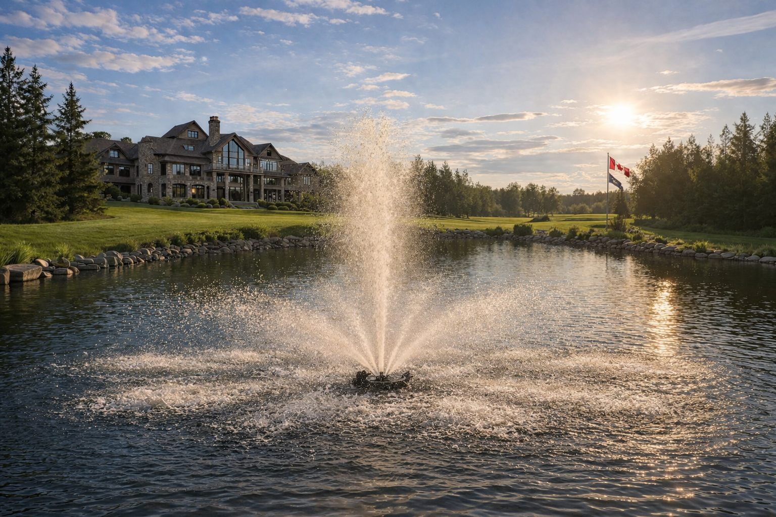 Bottom Diffused vs Fountain Aeration