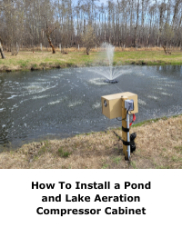 How To Install a Pond and Lake Aeration Compressor Cabinet