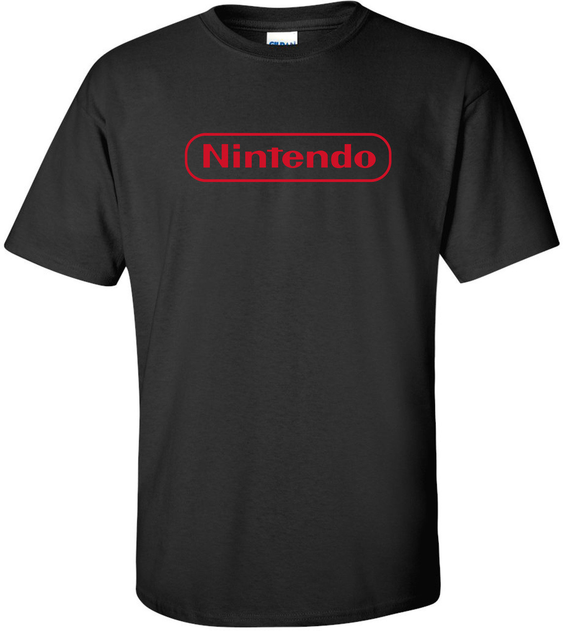 økse Fellow sten Nintendo Logo Retro Video Game Geek T-Shirt - Interspace180