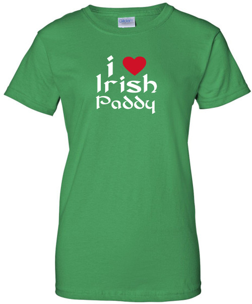 Irish Green with Red Heart