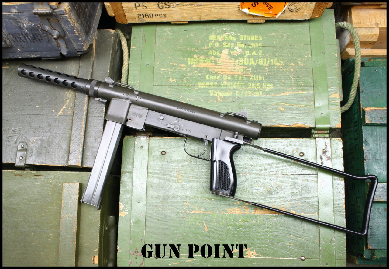 Superb Smith & Wesson Model 76 9mm Machine Gun & Suppressor Form 3 ...
