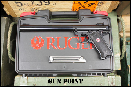 RUGER MARK IV TARGET INTEGRALLY SUPPRESSED CUSTOM 22LR PISTOL FACTORY NEW