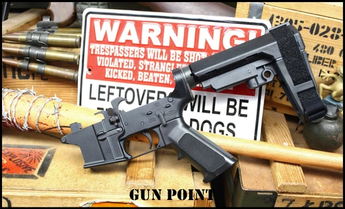 BCP Custom 9mm AR-15 Complete Lower Receiver For COLT Magazine SB Tactical