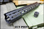 Gun Point Avenger 15” Custom Super Lightweight Rail for AR15 / AR9 Platform.