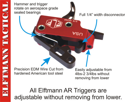 ELF 3-Gun Trigger - Drop In AR15 Trigger System