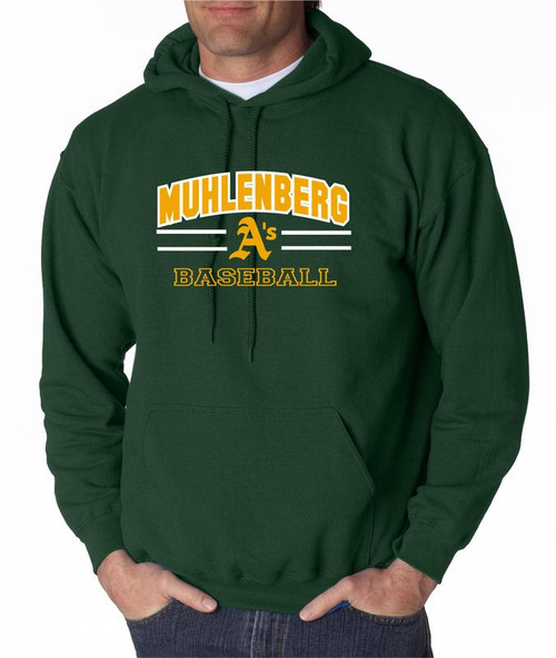 Muhl A's Baseball D2 Hoody