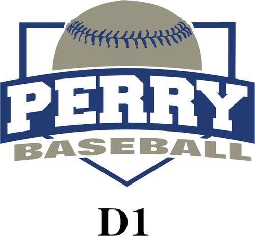 Perry Baseball Triblend Hoodie