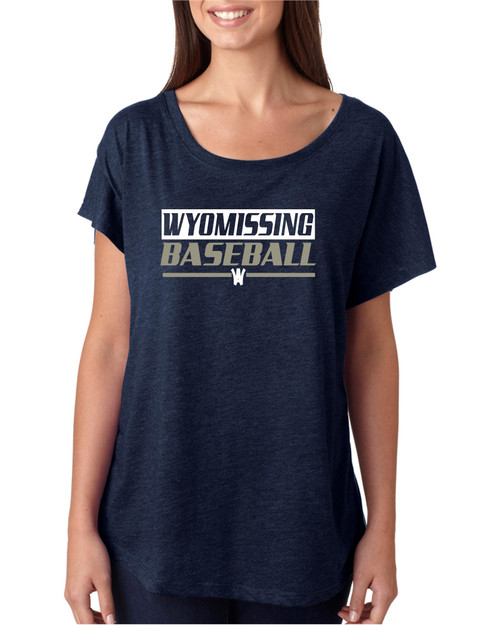 Wyomissing Baseball Flowy Dolman shirt