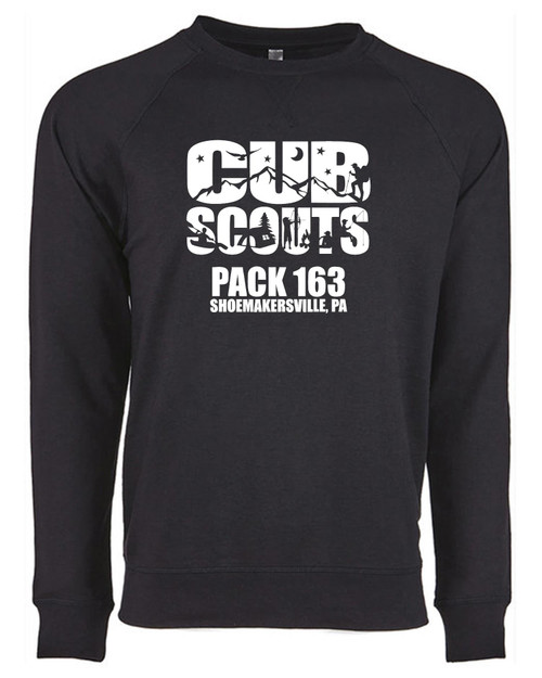 Pack 163 French Terry Raglan Crew