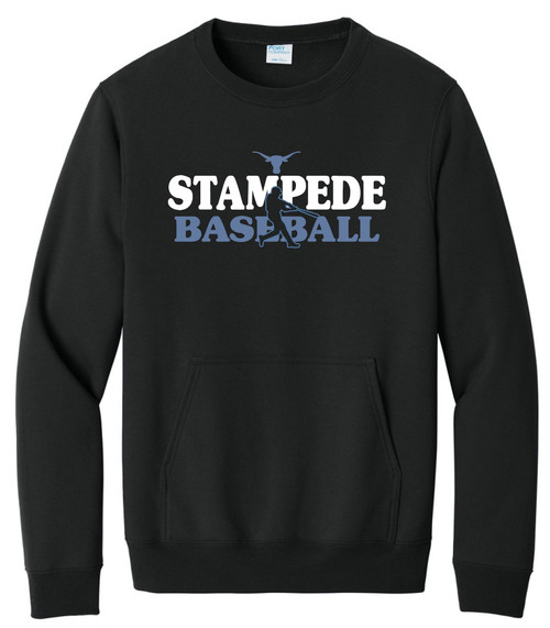Stampede Baseball Pocketed Crew