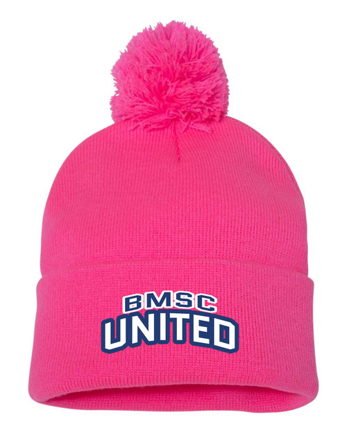 BMSC United Girls Pompom hat