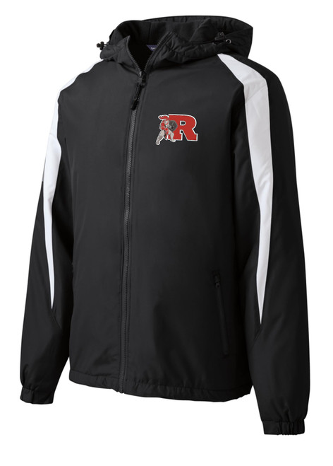 Reading Cheer Fleece Lined Colorblock Full Zip Jacket