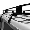 Surco Safari Roof Rack | 50" x 84" x 5" | Complete Kit with 4 60" Crossbars | For Vehicles with Gutter Mounts - S5084VGM100 
