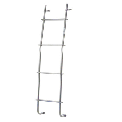 Surco 103 Aluminum 4-Step Van Ladder - Universal Bright Dip Finish