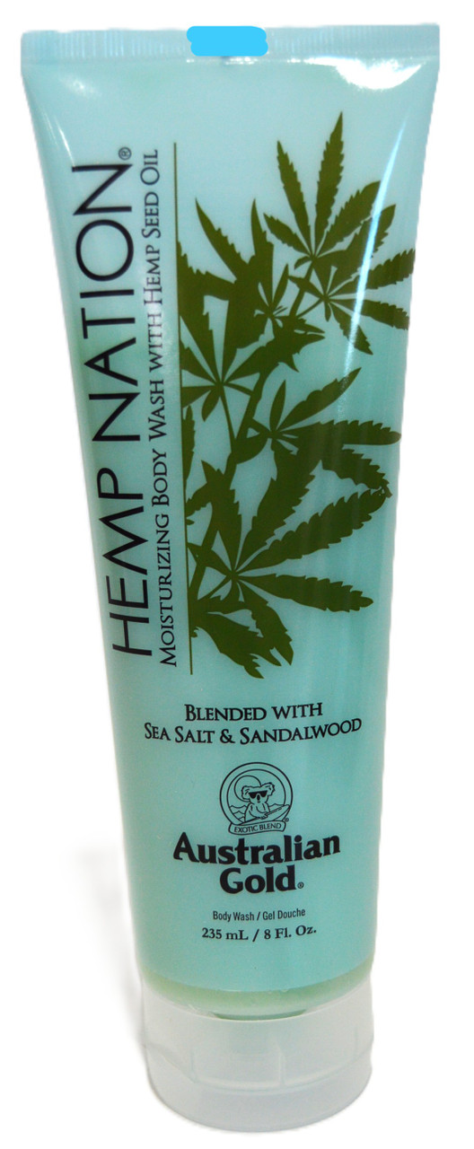 Hemp Nation Sea Salt & Sandalwood Body Wash 235 Ml – Kompatibel Mit Australian Gold