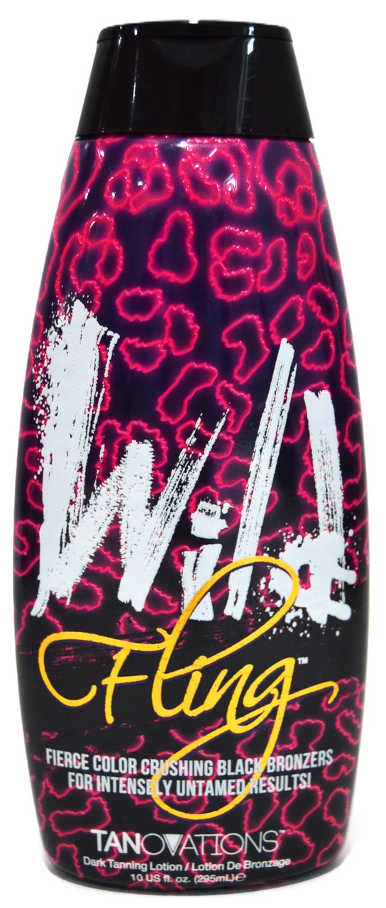 Ed Hardy Wild Fling Color Crushing Black Bronzer Tanning Lotion 10 oz
