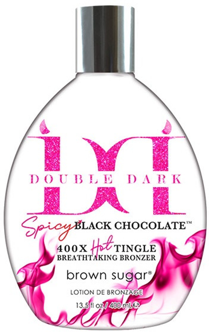 Brown Sugar Double Dark Spicy Black Chocolate 400x Hot Tingle Bronzer