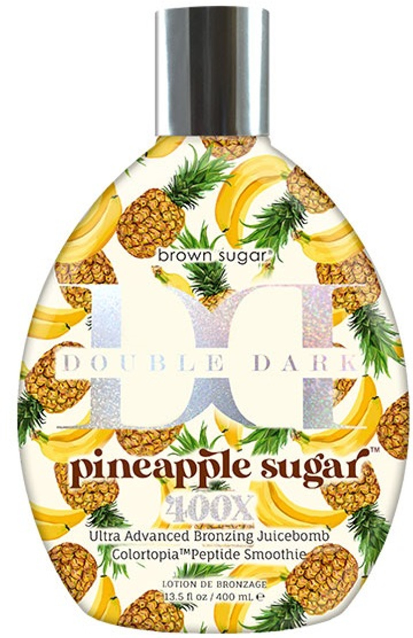 Brown Sugar Double Dark Pineapple Sugar 400X Bronzing Juicebomb Tanning Lotion 13.5