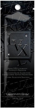 Designer Skin LVX 55X Luxurious Bronzer Tanning SAMPLE PACKET .5