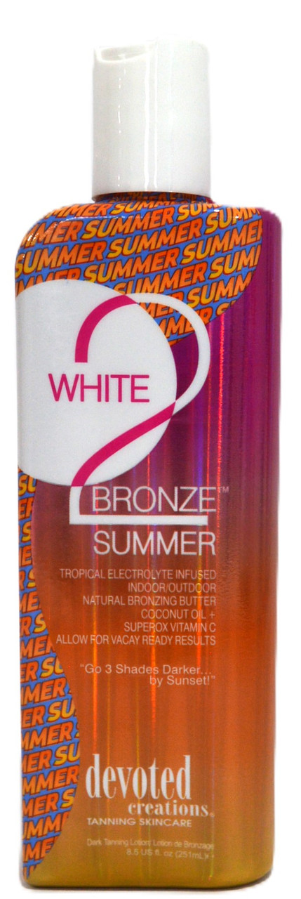 レディアンスWhite Lotion 2本セット Devoted Creations White 2 Bronze Summer Natural Bronzing Butter