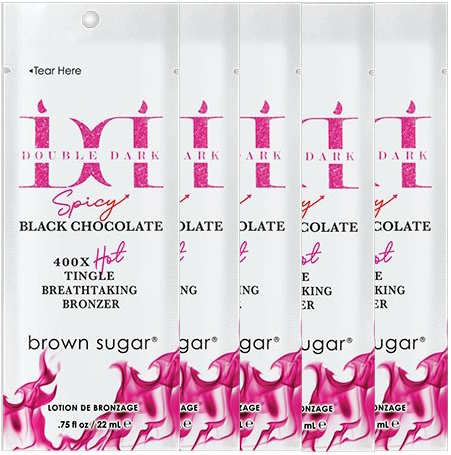 Brown Sugar DD SPICY BLACK CHOCOLATE 400X Tingle Bronzer Tanning 5