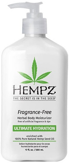 Hempz FragranceFree Herbal Body Moisturizer Tan Extender 17 oz