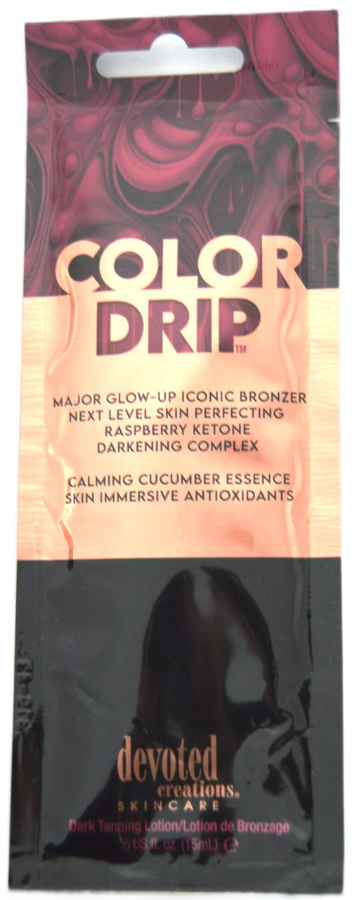 Devoted Creations Color Drip Glow Up Iconic Bronzer Tanning Sample ...