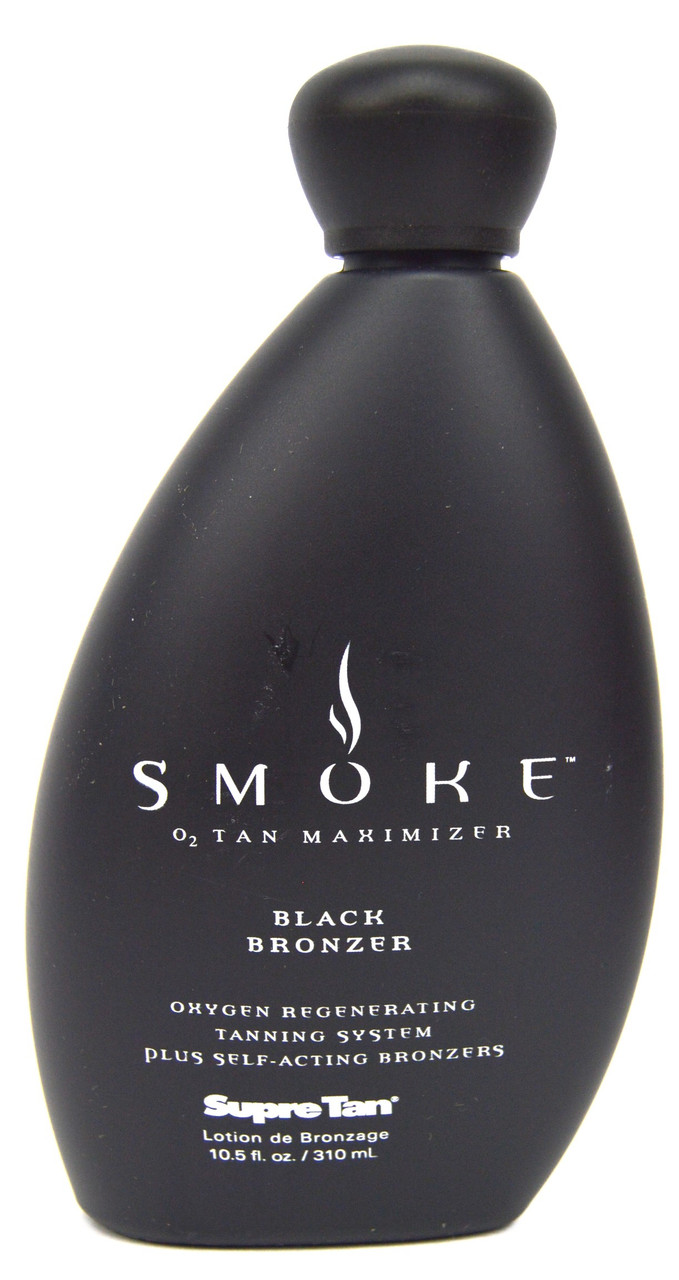 Supre Tan Smoke Black Bronzer Oxygen Infused Tanning Lotion